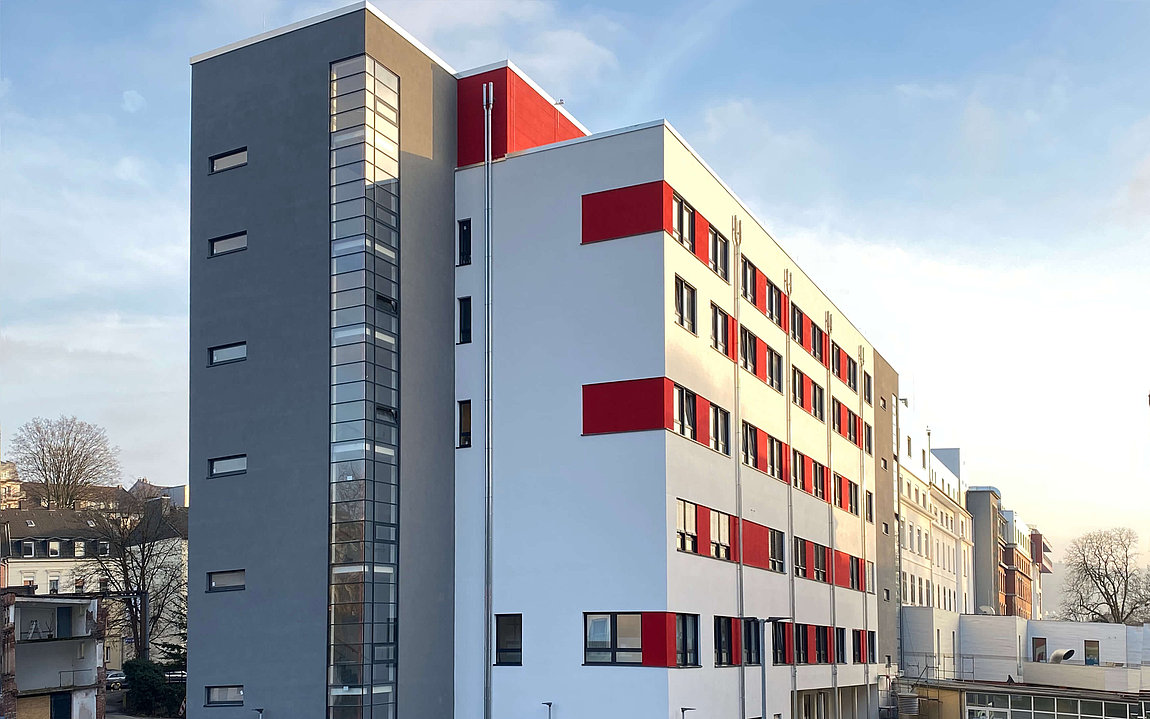 Perspektive der Norderweiterung am Petrus Krankenhaus Wuppertal