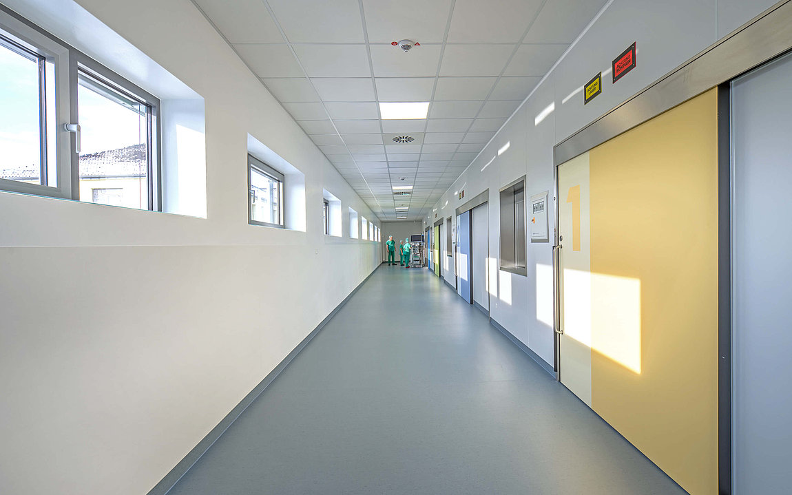 OP Flur Kreiskrankenhaus Mechernich Blick in den OP-Flur im Kreiskrankenhaus Mechernich