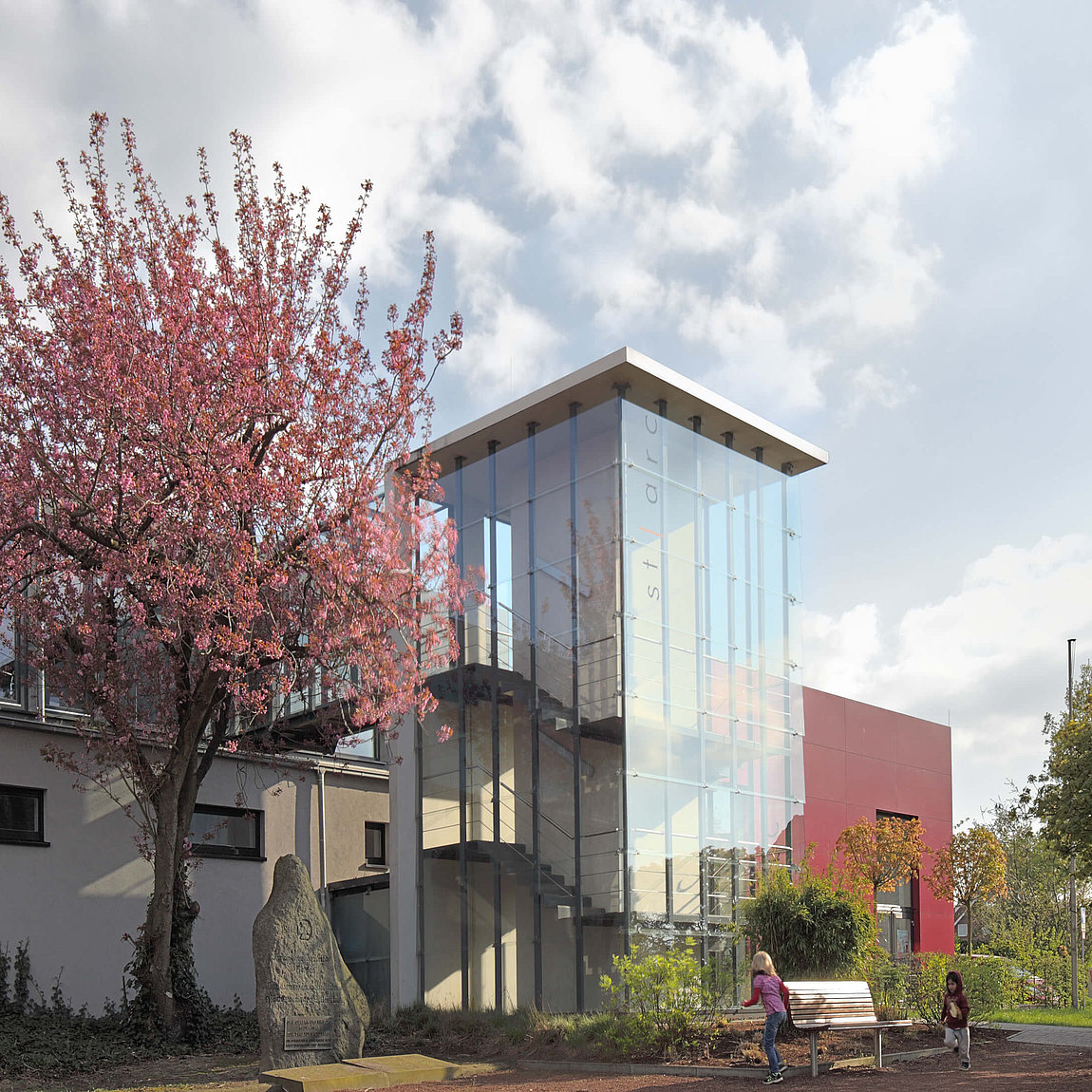 Zugang zum Buero der Stillerarchitekten an der Essener Strasse in Hattingen