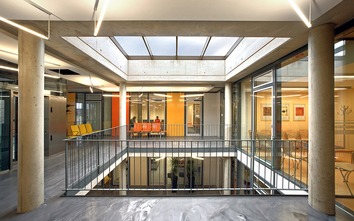 Atrium Ambulantes Zentrum Mechernich Innenaufnahme am Atrium im Ambulanten Zentrum in Mechernich