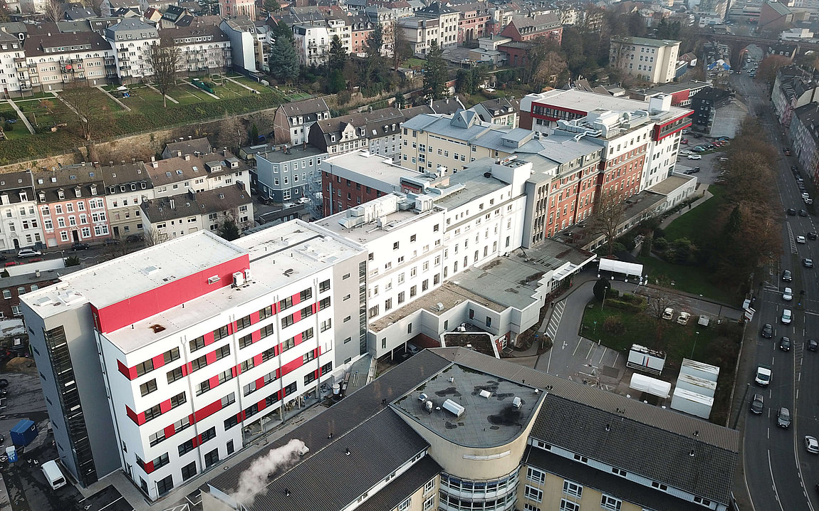 Gesamtuebersicht des Petrus Krankenhauses in Wuppertal